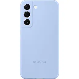 Оригінальний силіконовий чохол Samsung Silicone Cover для Samsung Galaxy S22 Plus (S906) EF-PS906TLEGRU Artic Blue