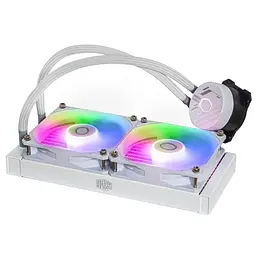 Система охолодження для комп’ютерного процесора Cooler Master MasterLiquid 240L Core MLWD24M-A18PZ-RW RGB/White - мініатюра 3