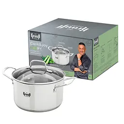 Каструля Krauff Cook & Joy зі скляною кришкою 4.6 л 22 см (26-238-119) - мініатюра 3
