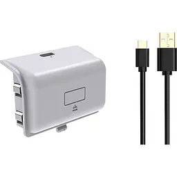 Акумулятор Dobe TYX-0633 для геймпада Xbox Series S/X + кабель USB-C - USB-A White [165583]