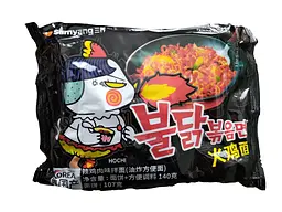 Локшина рамен Samyang Buldak Original Hot Chicken Flavor Ramen Булдак Оригінальний, з гострою курією 140 г