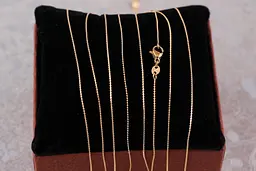 Ланцюг Xuping Jewelry струмок 45 см 0,8 мм золотистий