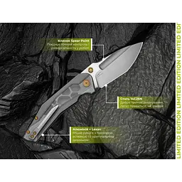 Ніж складаний туристичний Civivi Wellmax (9.1 см) 14C28N / Aluminum сірий - мініатюра 13