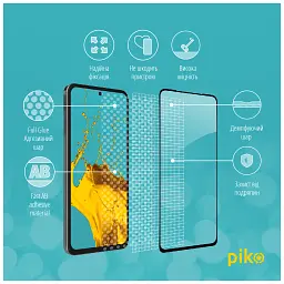 Скло захисне Piko Full Glue Xiaomi Redmi Note 11 Pro Black (1283126522697) - мініатюра 4