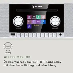 Радіо-інтернет Auna Connect CD MKII (10037490) - мініатюра 8