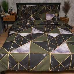 Підковдра Moon&Star Мікросатин Premium Golden Marble King Size 220x240 см - мініатюра 2