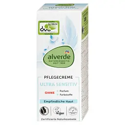 Крем Alverde Naturkosmetik для догляду за чутливою шкірою обличчя 50 мл - мініатюра 2