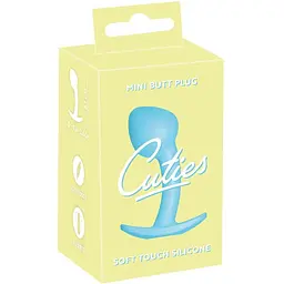 Анальна пробка Cuties Plugs Blue - мініатюра 9