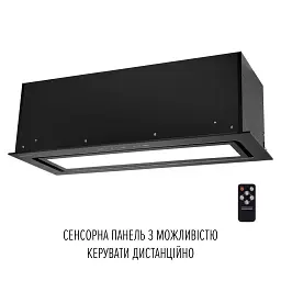 Витяжка повновбудована Perfelli Design Vision 9 Nero Silenzio - мініатюра 6