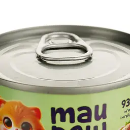 Повнораціонний корм для дорослих котів MAU PAW Паштет з індичкою консервований 100 г - мініатюра 4