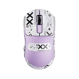 Ігрова мишка ATTACK SHARK X3 / Три режими підключення / Сенсор PAW3395 / 49 г / Lavender