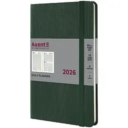 Щоденник Axent Partner Lines 2026 темно-зелений 145 x 210 мм (8815-26-23-A) - мініатюра 2