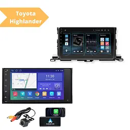 Штатна автомагнітола XPRO Toyota Highlander 2015 (10") Android 10.1 (4/32) чорний (MER-14133_5616) - мініатюра 6