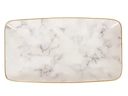 Набір блюд Alba ceramics Marble 3 шт. сірий (769-027) - мініатюра 2