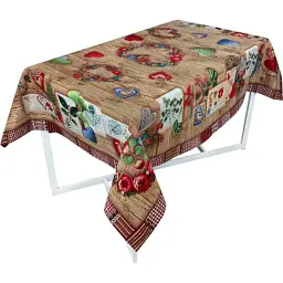 Скатертина Прованс гобеленова Wooden 134х240 см (4823093435995)