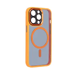 Чехол для Apple iPhone 13 Pro, Unit MagSafe SE, оранжевый, с защитой камеры, магсейф, противоударный, магнитный, панель-накладка с MagSafe, с поддержкой беспроводной зарядки, TPU+PC, защита всего корпуса, ударопрочный, ArmorStandart (ARM75379) - мініатюра 2