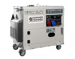 Генератор дизельний Konner&Sohnen 7/7.5 кВт KS 9200HDES-1/3 ATSR - мініатюра 2