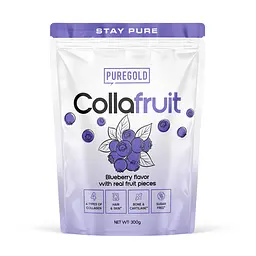 Гідролізований Колаген (типи I, II, III, V) зі Шматочками Чорниці CollaFruit - 300 г