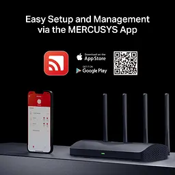Mercusys Маршрутизатор MR27BE BE3600, 2xGE LAN, 1x2.5GE LAN, 1x2.5GE WAN, MESH - мініатюра 8