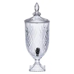 Лимонадниця Classic Crystal 5л із краном HP-19-297 глек диспенсер для напоїв прозорий Yiwu HP-19-297 - мініатюра 2