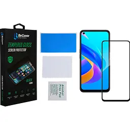 Захисне скло BeCover для Oppo A76 Black (707604) - мініатюра 2