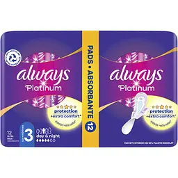 Гігієнічні прокладки Always Platinum Day & Night Duo 12 шт. - мініатюра 2