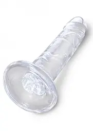 Фалоімітатор King Cock Clear 6 Inch 18.4 см прозорий - мініатюра 4