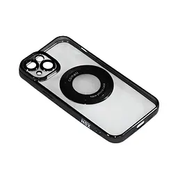 Магнітний чохол XON PhoneCase Magnetic для iPhone 14 (PCMC1114100B 7911) Чорний/Прозорий