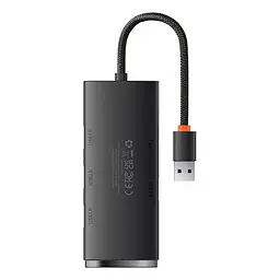 Хаб конвертер розгалужувач Baseus Lite Series 4-in-1 Usb-A to 4xUsb 3.0 25 cm WKQX030001 - мініатюра 2