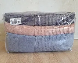 Набір турецьких махрових рушників Cestepe MicroCotton Premium 3 штуки 70x140 Nevara щільність 600 г/м2 - мініатюра 6