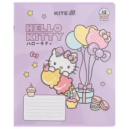 Зошит Kite Hello Kitty, 12 аркушів, лінія (HK25-234-1) - мініатюра 4