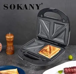 Мультимейкер 6 в 1 (мультипекар) Sokany SK-908 750 Вт Чорний - мініатюра 10