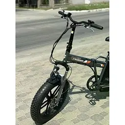 Електровелосипед Crosser Comp фетбайк 350W 12Ah сірий з помаранчевим - мініатюра 6