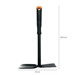 Сапка ручна Fiskars Ergo 7,5 см, три зуба (1027030) - мініатюра 4