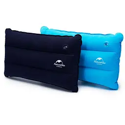 Подушка надувна Naturehike Square Inflatable NH18F018-Z, темно-блакитний - мініатюра 4