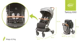 Прогулянкова коляска 4Baby Twizzy XXII Green - мініатюра 3