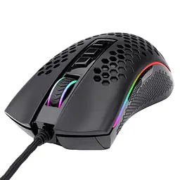 Мишка Redragon Storm M808 RGB Optical, ігрова, 12400dpi., 7кн., Ultralight чорна - мініатюра 7