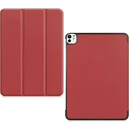 Чохол-книжка BeCover Smart Case для Apple iPad Pro 11" M4 2024 Red Wine (711628) - мініатюра 2