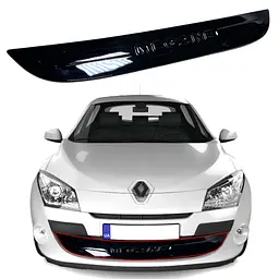 Зимова Накладка на решітку радіатора Renault Megane III 2008-202 Глянець Voron Glass