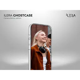 Чохол iLera GhostCase Camera Button with MagSafe для Apple iPhone 17 Pro Transparent (iLGCAClCaBk17Pr) [150399] - мініатюра 10