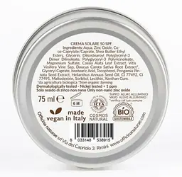 Сонцезахисний крем для тіла Officina Naturae SPF 50 в алюмінієвій банці - мініатюра 2