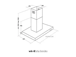 Витяжка Akpo WK-9 Isla Feniks 90 - мініатюра 2
