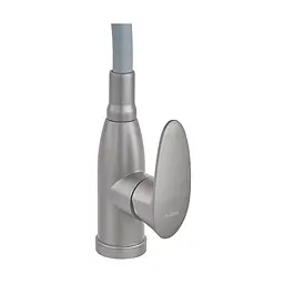 Змішувач для кухні Plamix Cezar-011-B Set Graphite Refl.Gray з силіконовим виливом, з підведенням PM0720, Графіт - мініатюра 3