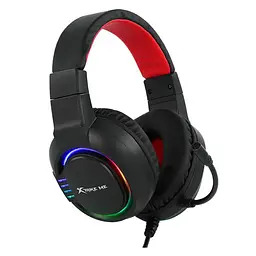 Дротова ігрова гарнітура Xtrike Me Gaming RGB Backlight GH-405, 2х3.5mm, USB, 2m, black - мініатюра 3