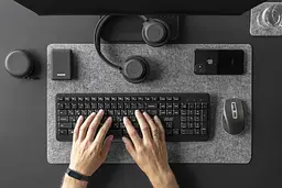 Клавіатура бездротова 2E KS220, 106key Black - мініатюра 6