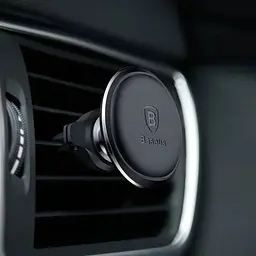 Автотримач Baseus Magnetic Air Vent Car чорний (SUGX020001)  - мініатюра 4