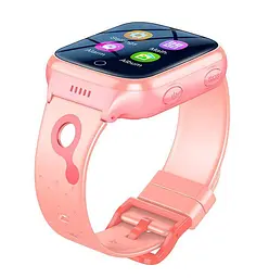 Розумний дитячий годинник-телефон Lemfo K11H з GPS трекером, SIM-картою, Wi-Fi, HD камерою, прослуховуванням та акумулятором 1000 мАг Рожевий - мініатюра 3