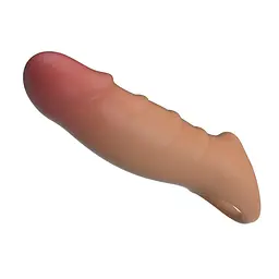 Насадка на пеніс Pretty Love Penis Sleeve Damell, 19.8 см (коричневий) - мініатюра 5