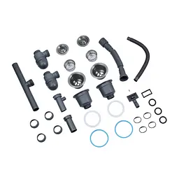Кухонна мийка Kroner KRP Schwarze - 7843ZHM PVD (3,0/1,0 мм) (CV022797) - мініатюра 9