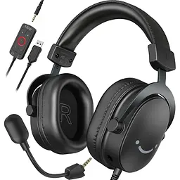 Ігрові навушники Fifine H9 7.1 Black [114363] - мініатюра 2